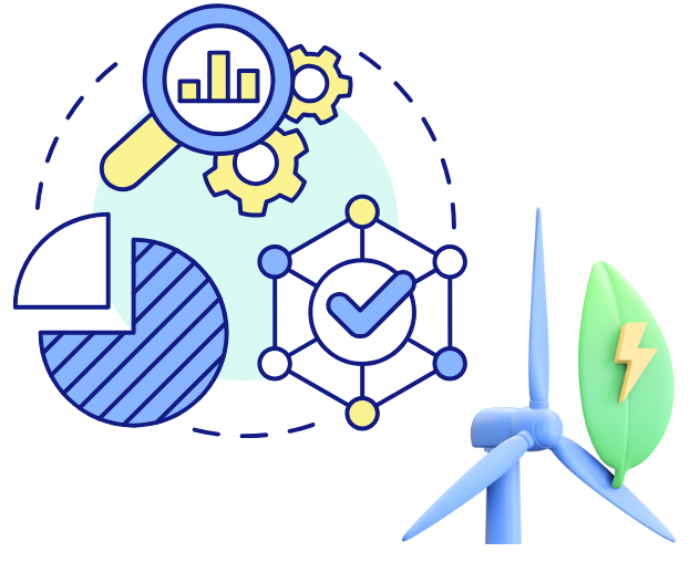 I.T. development of dashboards for wind farm data management